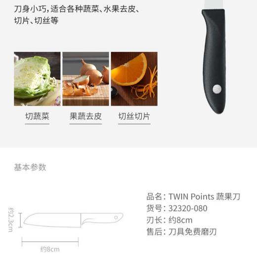 双立人-TWIN Point S 蔬菜刀/把 商品图2