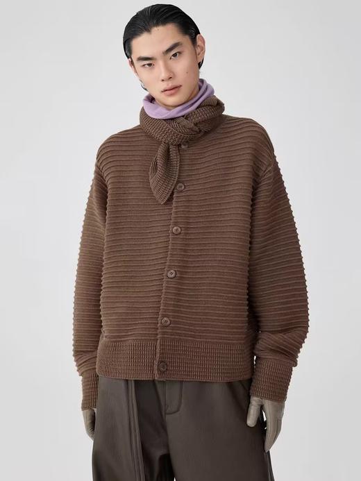 Simple Project/M24244/领子打结纽扣开衫 商品图3