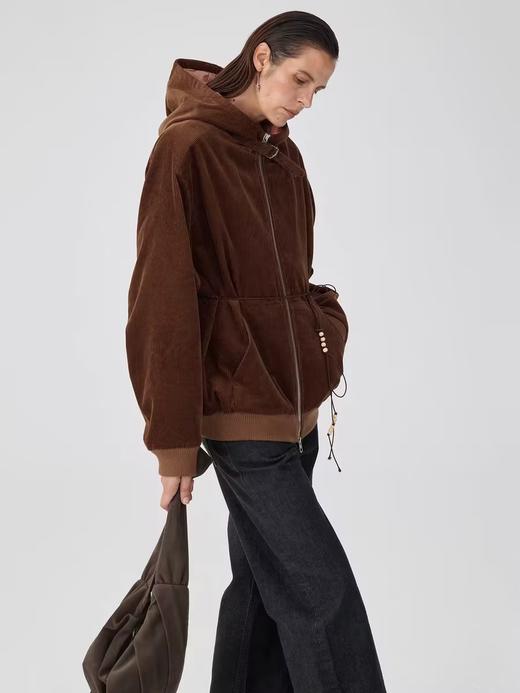 Simple Project/Y24219/灯芯绒连帽棉服 商品图3