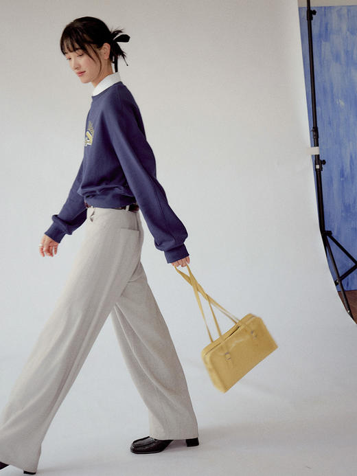 【现货】Even Vintage|天丝棉混纺 加厚秋冬经典款慵懒百搭宽松茧型牛仔裤 商品图1