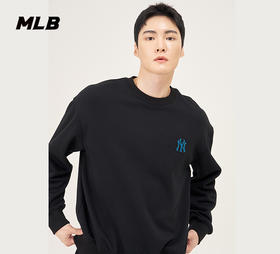 MLB男女情侣百搭纯色圆领套头卫衣时尚休闲23秋季新款3AMTB0336