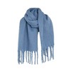 【柔软舒适，百搭时尚】量身打造的纯色雾霾蓝围巾，让你在冬日里感受到高品质原料的温暖。可爱学生，优雅白领，都适用。长白山境内，安逸自然；穿上围脖，仿佛身临其境！ 商品缩略图4