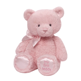 GUND 我的第一只经典泰迪熊 粉色蓝色 38CM