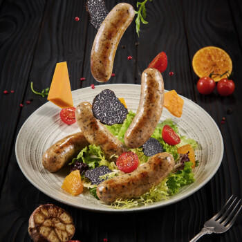 尊乐黑松露风味芝士肠420g 香肠 爆汁脆皮烤肠 火腿肠 热狗肠烧烤食材 商品图6