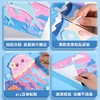 福利！【四套装 48张图案】3D立体贴贴画儿童手工diy制作材料包幼儿园女孩子玩具卡通安静书 商品缩略图4