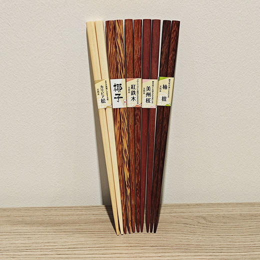 【旬彩】日本进口天然木筷子 XC-KZ05（5双） 商品图0
