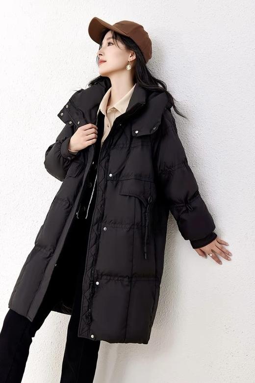 ELLA JADE 长款连帽羽绒外套 19480 商品图1