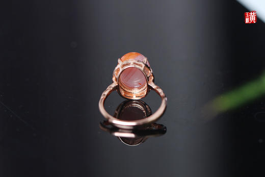 【熙卉】南红冰飘戒指 商品图5