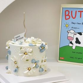 D011（蓝色裱花）