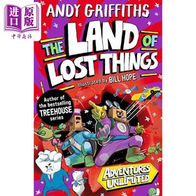 【中商原版】无限冒险1 失物之地 The Land of Lost Things 英文原版 儿童冒险探险故事小说 章节故事书 插图精美 进口童书