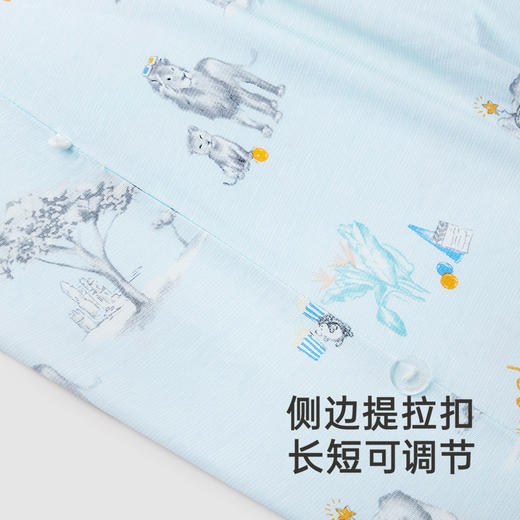 【商场同款】英氏儿童睡袋春夏季短袖透气莫代尔凉感男女童防踢被 商品图3