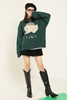 WHO KNOWS 墨绿色大象图案字母针织上衣 14837 商品缩略图4