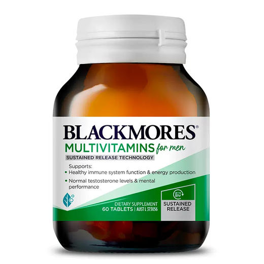 【保税】澳洲 澳佳宝Blackmores男士/女士 活力综合营养素 60片 商品图0