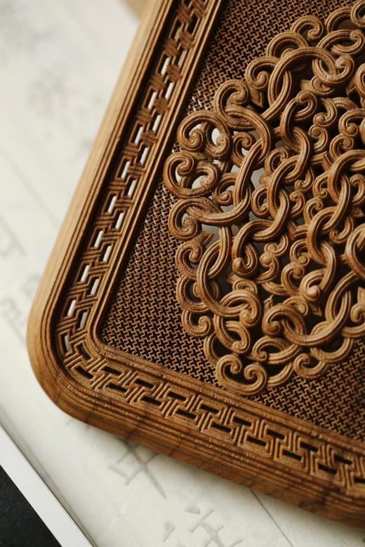 吉祥如意°金丝楠文盒 商品图8