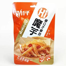 劲仔魔芋爽儿时怀旧辣条HI魔芋脆62g*4袋素毛肚休闲零食小吃袋装