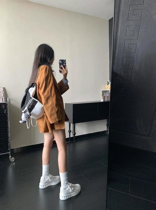 𝐕𝐚𝐥𝐞𝐧𝐭𝐢𝐧𝐨OPENSKATE小牛皮和织物运动鞋华伦天奴情侣款运动鞋系列（HC） 商品图1