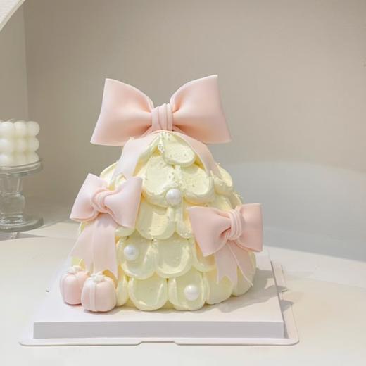 D015（奶油塔&三个翻糖粉结） 商品图0