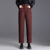 MYX-CY-8869-L简约宽松显瘦休闲直筒裤24年秋冬款通勤高腰九分裤修身遮胯锥形裤 商品缩略图7