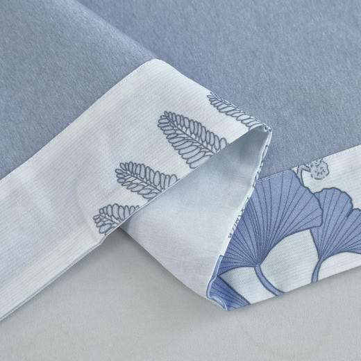 恒源祥Fazeya彩羊全棉磨毛四件套-舒雅风情(兰)（被套：200*230cm、床单：245*250cm、枕套：48*74cm*2）【分仓直发，72小时发货，周末节假日不发货】 商品图3