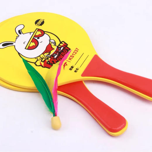 板羽球拍/1付带1球/颜色随机或到店自选 商品图0