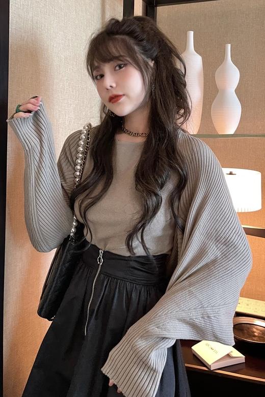 ANSUABEL 针织背心开衫两件式套装 14841 商品图0