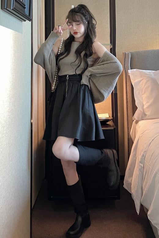 ANSUABEL 针织背心开衫两件式套装 14841 商品图4