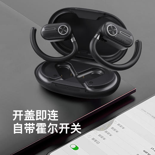 【精选】岸纾 OWS定向传音空气传导全景立体降噪耳机  佩戴云感 人体工学设计 长续航 商品图6