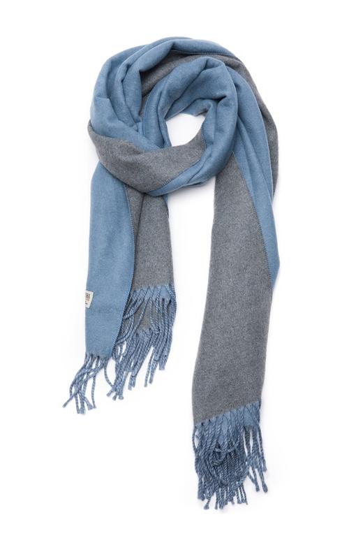 AVA 双面双色流苏长围巾 7985 商品图1