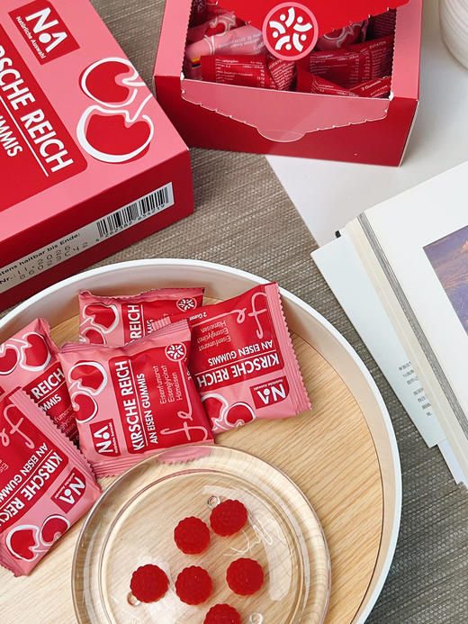 NA车厘子富铁补铁软糖60粒/盒 贫血女补充胶原蛋白0脂养护气血 商品图7