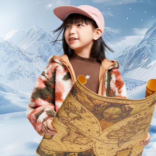 女童针织外套冬季新款安奈儿童装EG445514 商品图2