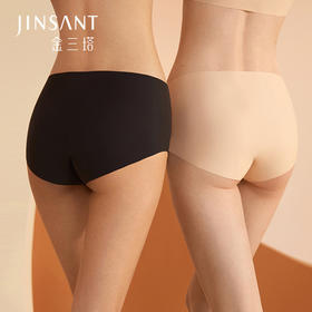 金三塔裆部桑蚕丝中腰内裤女抗菌透气无尺码三角裤（限价款）（私密物品不支持退换）  NZFBA212