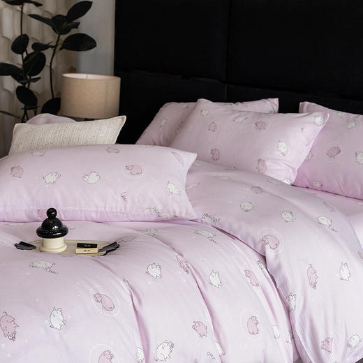 【门店同款】天然竹纤维棉双层纱四件套 婴幼儿可用超柔滑爽透气双层纱套件 商品图9