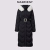 MAXRIENY精致优雅感羽绒服长款日字扣收腰设计24冬新款保暖外套女(货号:MF85DC751) 商品缩略图3