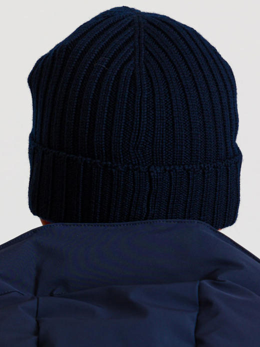 鲨鱼 弧形刺绣小标 针织帽/毛线帽/滑雪帽 PSS167 商品图1