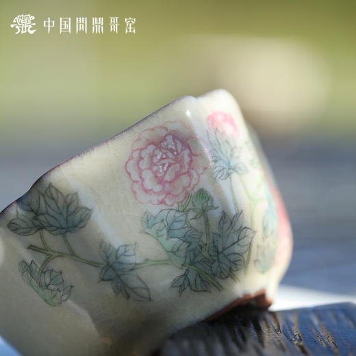 问鼎哥窑碎玉大五行杯（芙蝶梦回）（缺货） 商品图3
