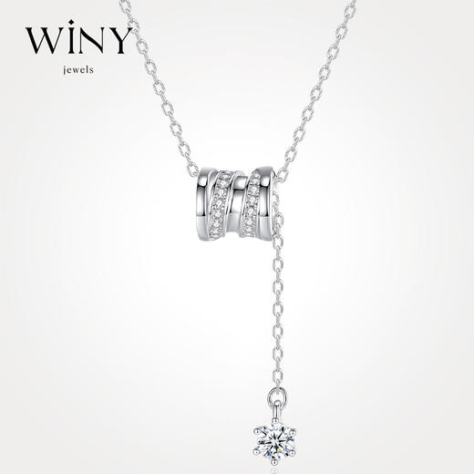 Winy925纯银小蛮腰之链项链女生新款颈链轻奢小众精致锁骨链送女友生日礼物 商品图3