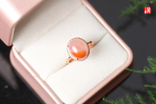 【熙卉】南红冰飘戒指 商品图6