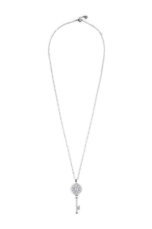 DEDE迪迪 花瓣钥匙吊坠项链 7998 商品图1