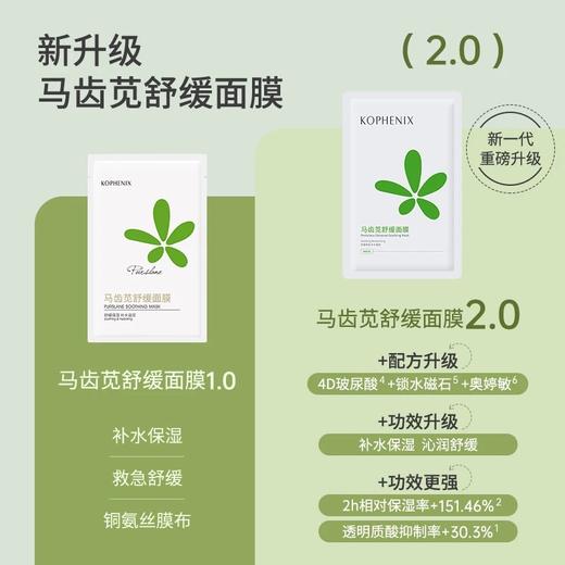 【孔凤春】马齿苋舒缓面膜1盒 3盒 商品图3