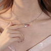 Winy925纯银菱角项链轻奢小众设计高级感菱形吊坠送女友送闺蜜节日生日礼物 商品缩略图8