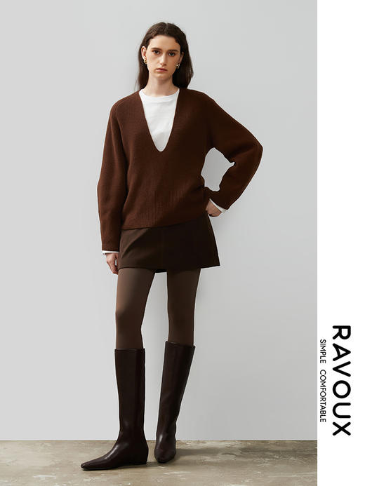 264019901衬衫袖口长袖T恤 商品图1