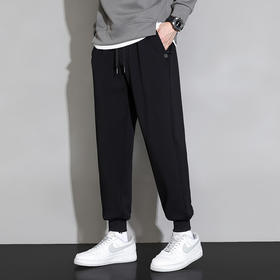 【GZ】无忧购秋冬男士百搭纯棉加绒保暖休闲运动卫裤1881JR（截单后7天发货)25年清仓捡漏