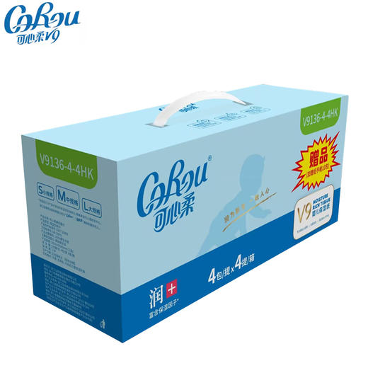 可心柔 3层120抽*16包+小绒巾手帕纸10片*10包 商品图1