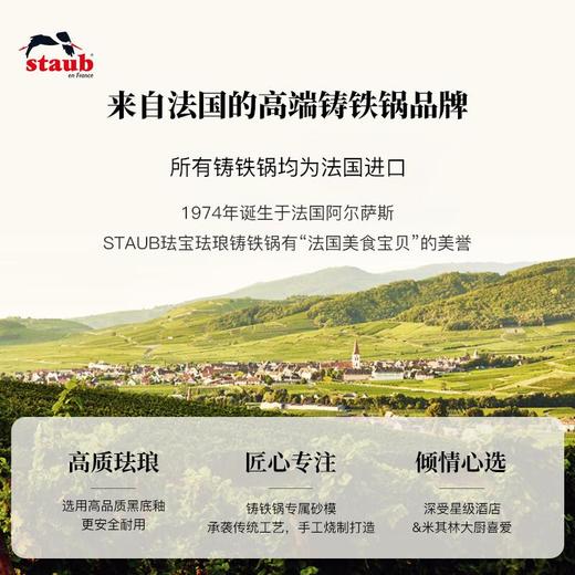 双立人-STAUB深炖锅24厘米 松露白 商品图5