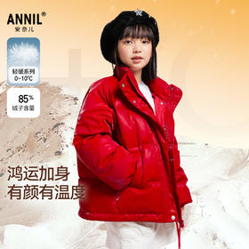 女童短款羽绒服冬季新款安奈儿童装EG445607