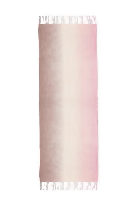 AVA 粉色渐变流苏围巾 7961 商品图2