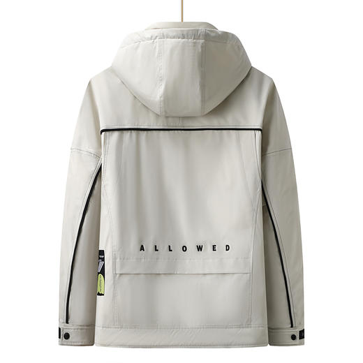 【特大码】【新款DPX】大依优型大码潮款工装连帽羽绒服鸭绒外套休闲胖子大码男休闲宽松加肥加大上衣300斤 商品图4