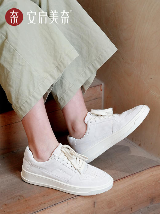 ARCHCONTACT安启美奈真皮反绒休闲秋冬休闲板鞋52983 商品图1