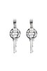 AVA 银色钥匙个性耳环 7851 商品缩略图1