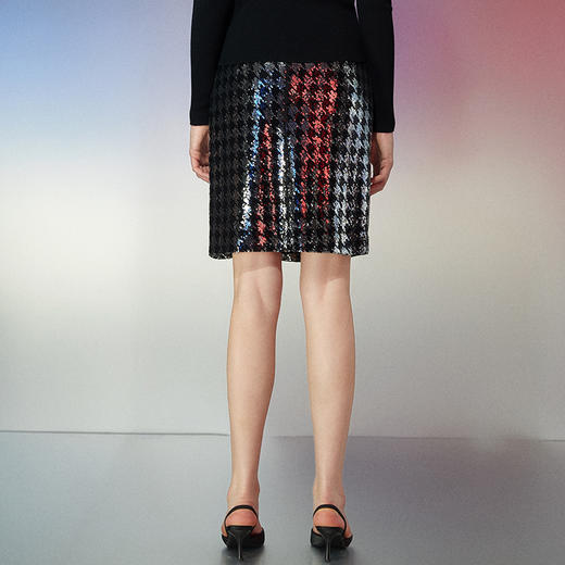 EITIE爱特爱春季新款时尚气质显瘦百搭包臀半身裙7706412 商品图4